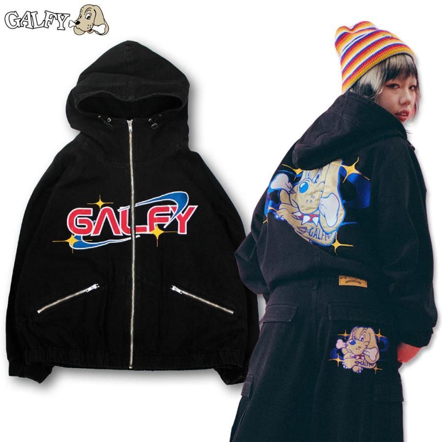 ガルフィー GALFY ダーティーデニムフードジャケット 143000