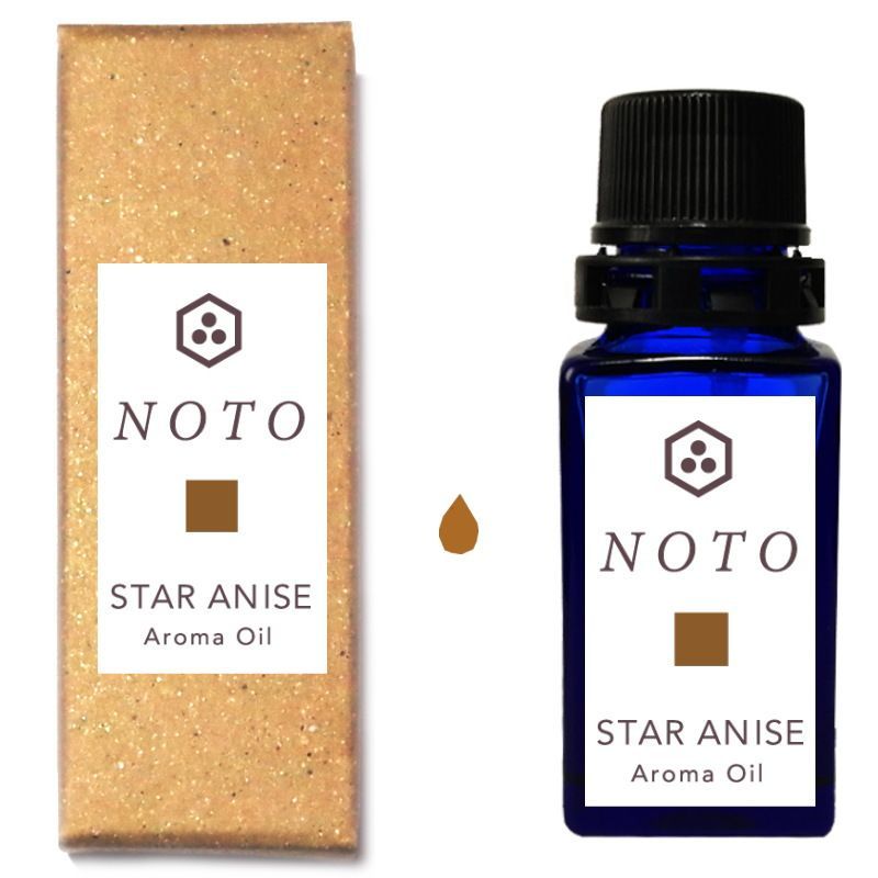 NOTO スターアニスオイル 10ml STAR ANISE AROMA OIL スターアニス 八角 大茴香 フレグランスアロマオイル アロマギフト (スターアニス香料 10ml)