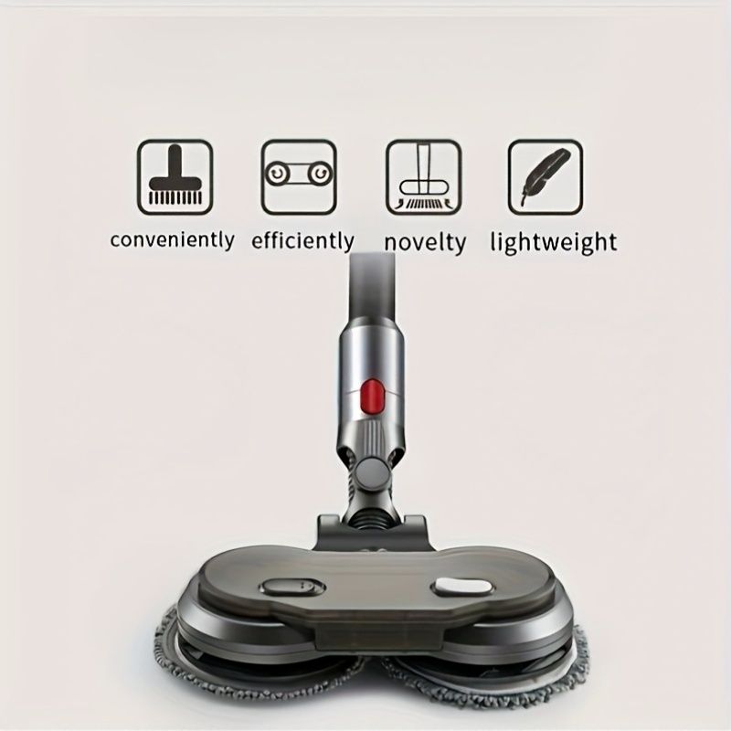 Dyson V7 V8 V10 V11用の互換性のあるモップヘッドアクセサリーセット 取り外し な水タンクと6枚のクロスを備え 掃除機をモップコンバージョンキットに変える