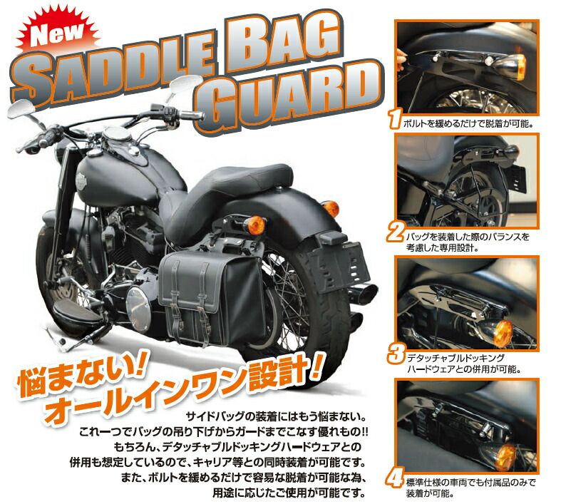 サドルバッグガード オールインワン