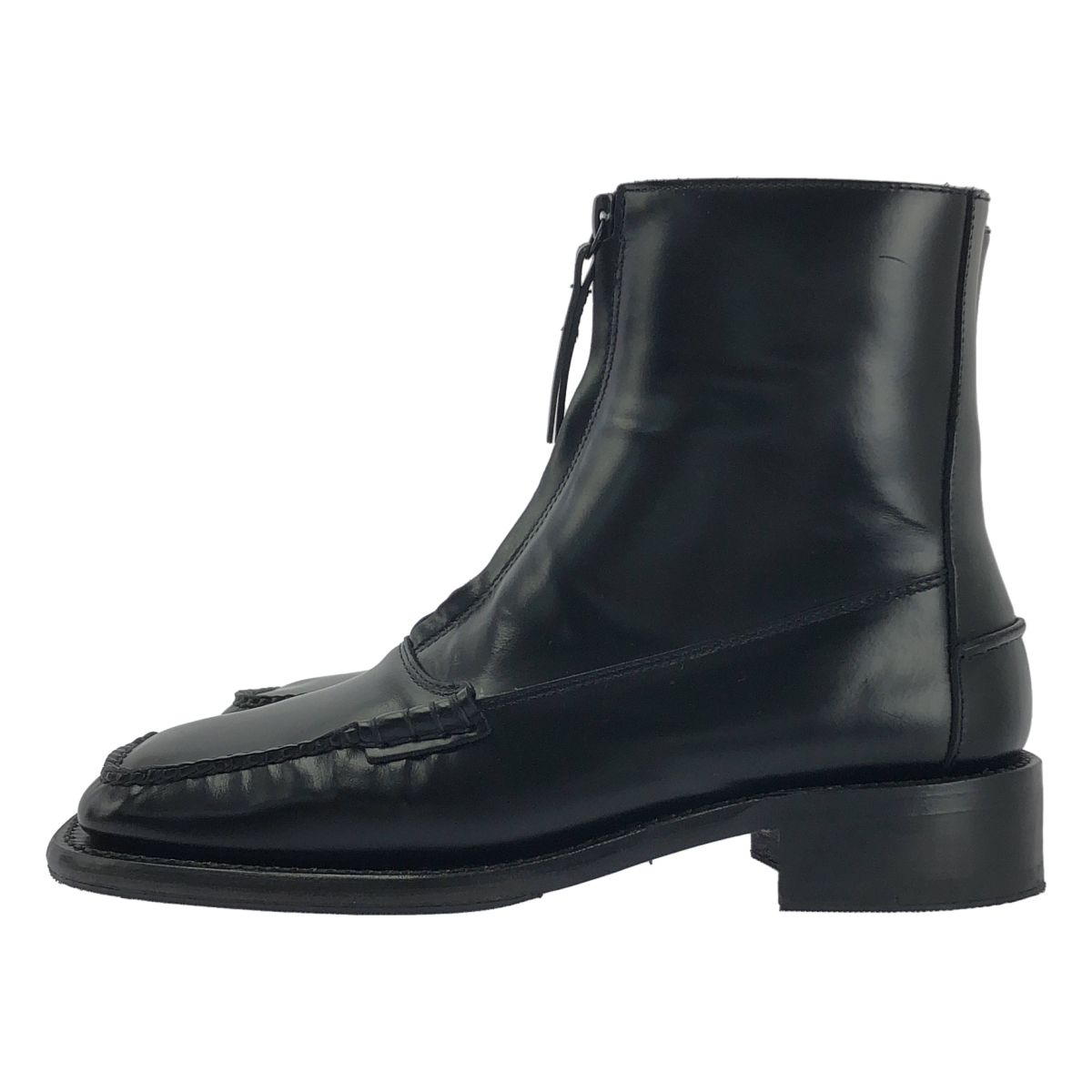 HEREU | ヘレウ | mallera レザー スクエアトゥ ブーツ | 38 | ブラック | レディース