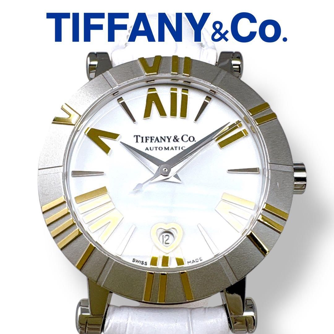 ティファニー アトラス Z1300 K18 コンビ 自動巻き レディース 腕時計