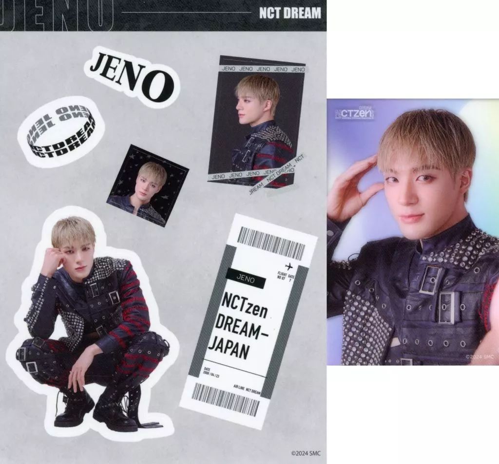 中古】グッズセット ジェノ オリジナルステッカーシート