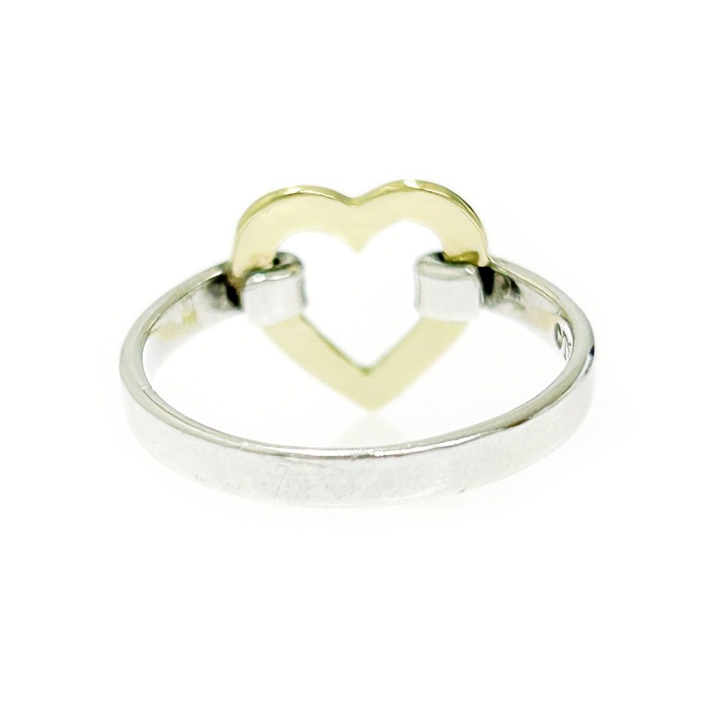 中古】TIFFANY&Co. ティファニー シルバー ゴールド ハート