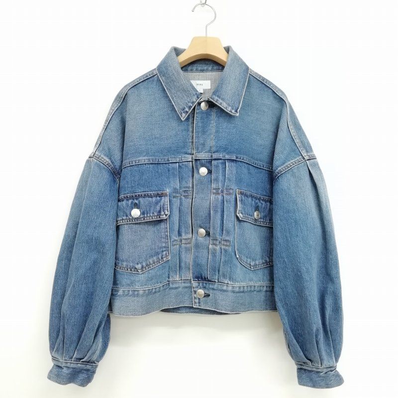 ハイク HYKE BALLOON SLEEVE DENIM JACKET TYPE2 バルーン