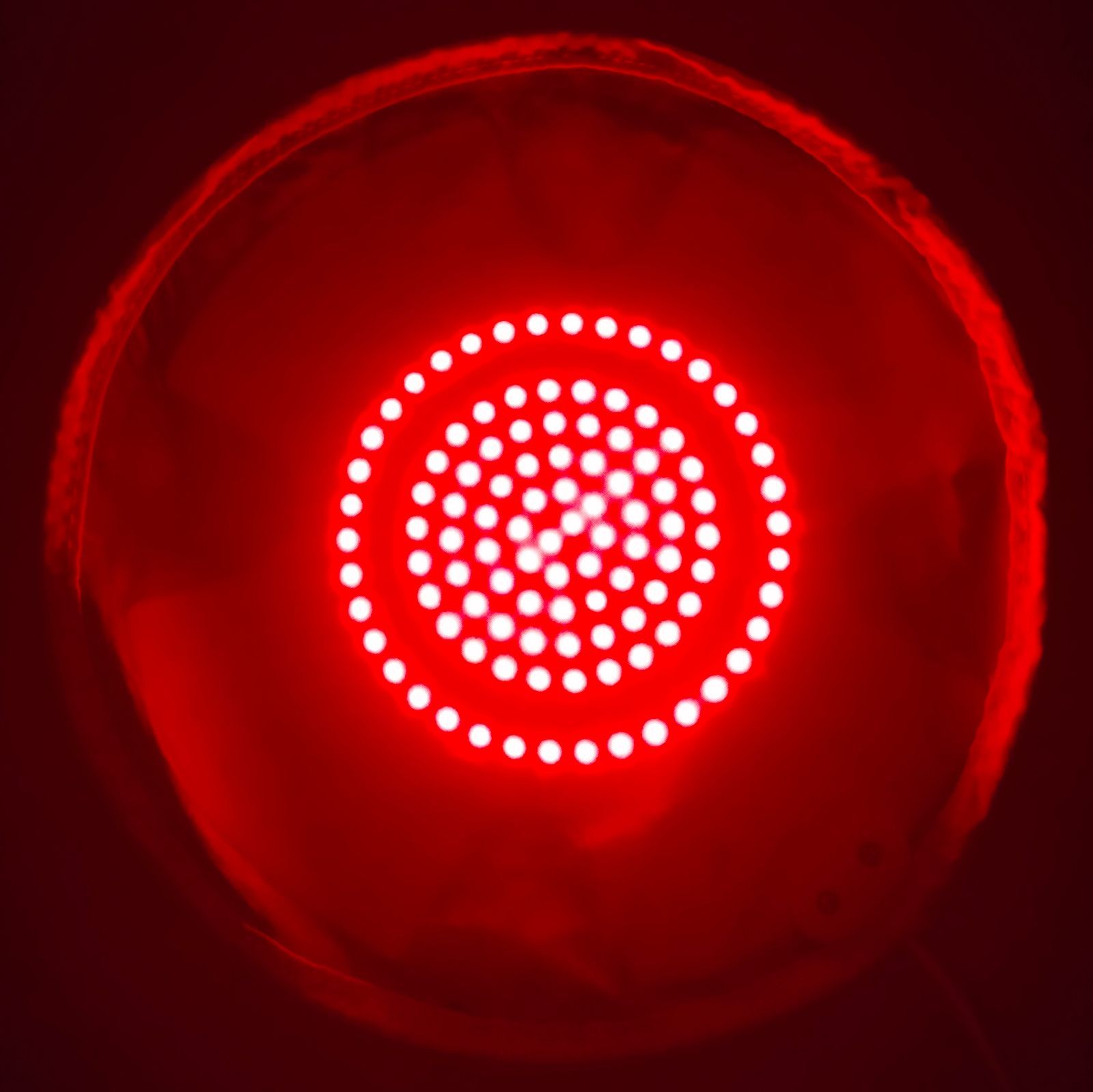 108光球 赤色LED キャップ帽子 USB 頭皮ケア 育毛 発毛 - 美容、健康
