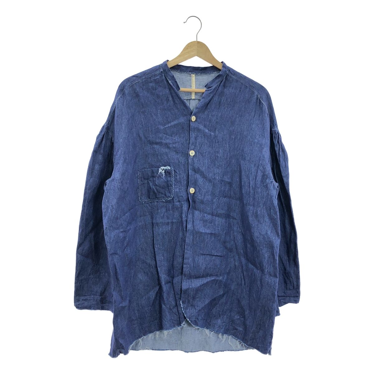 ISABELLA STEFANELLI / イザベラステファネリ | stand collar denim