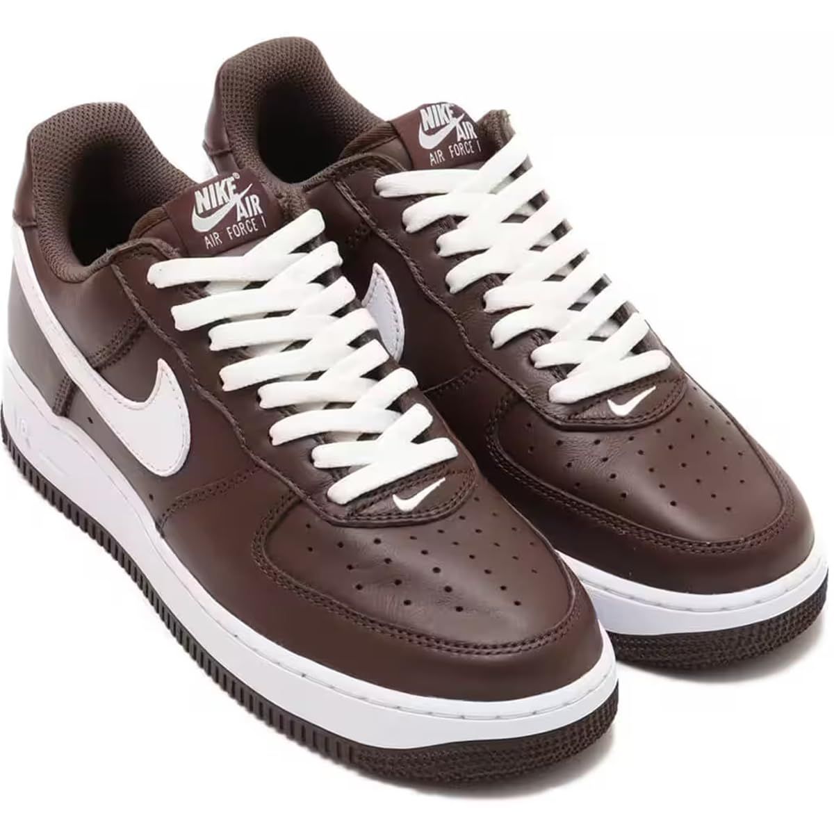 [ナイキ] エア フォース 1 LOW レトロ [AIR FORCE 1 LOW RETRO] チョコレート/ホワイト FD7039-200 日本国内正規品 27.5cm [チョコレート/ホワイト] [27.5 cm]