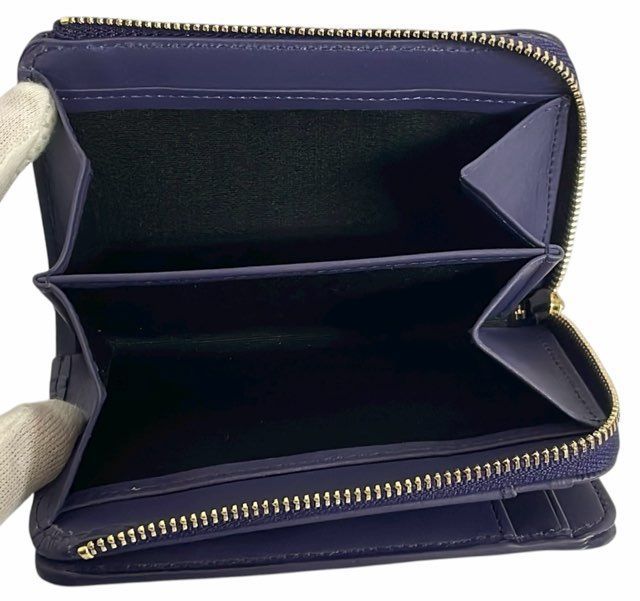 未使用 ポールスミス 二つ折り 財布 ロゴ レザー マルチカラーロゴ