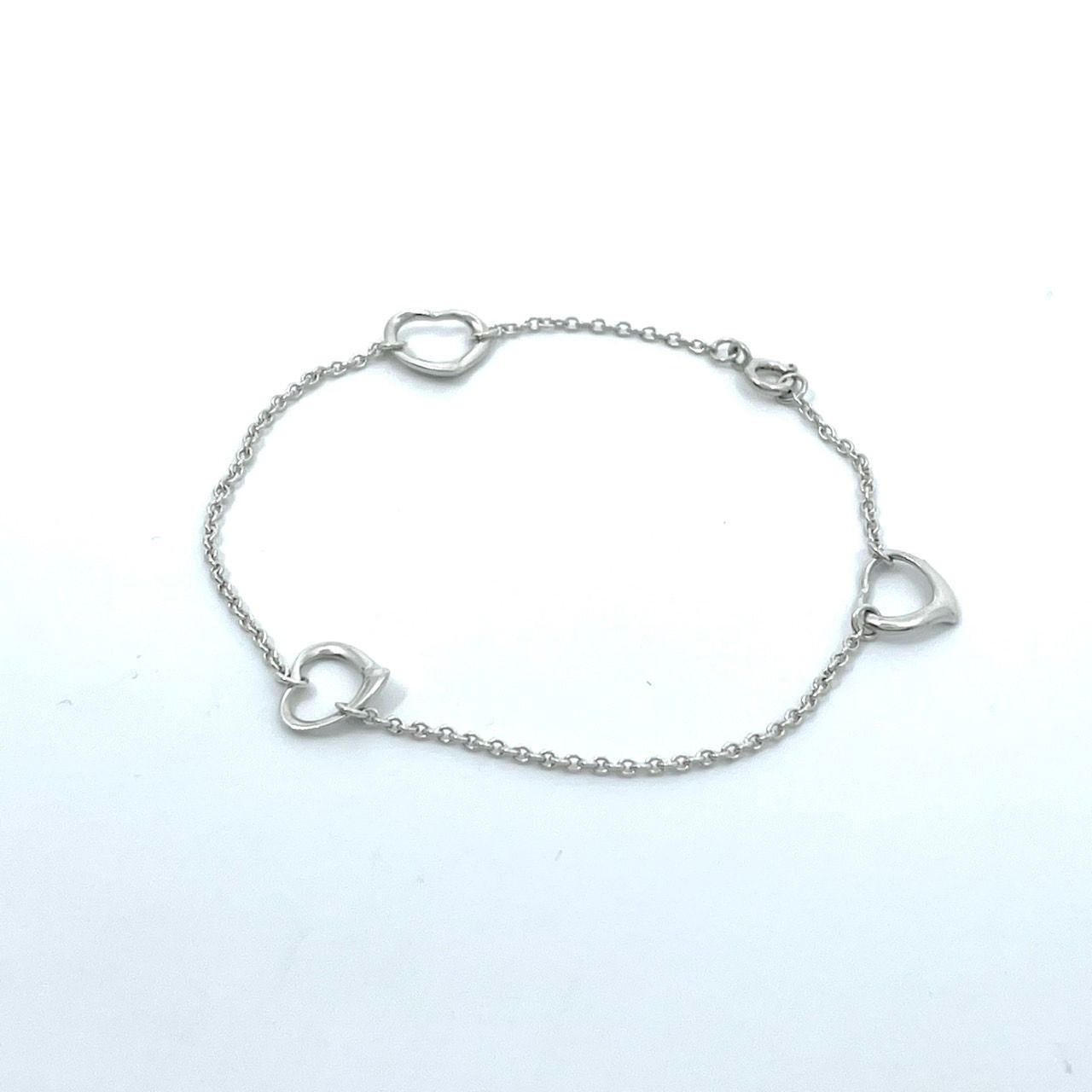 美品 TIFFANY &Co. ティファニー オープンハート ブレスレット