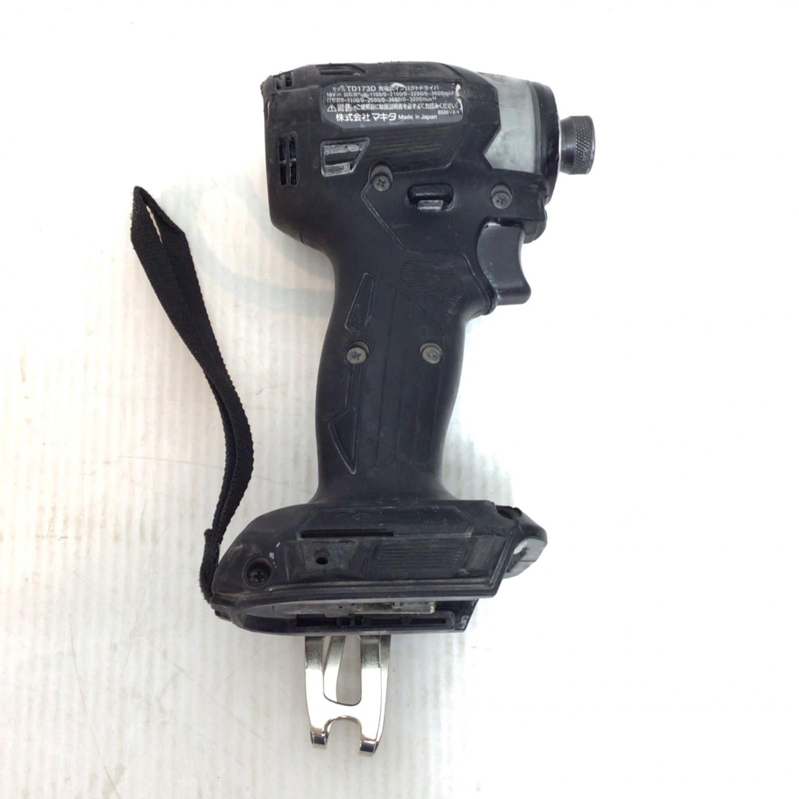 ΘΘMAKITA マキタ インパクトドライバ 程度B 本体のみ コードレス式 18v TD173D ブラック