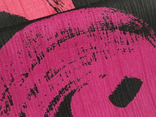 平和屋着物□極上 夏物 ファッションデザイナー コシノジュンコ 小紋