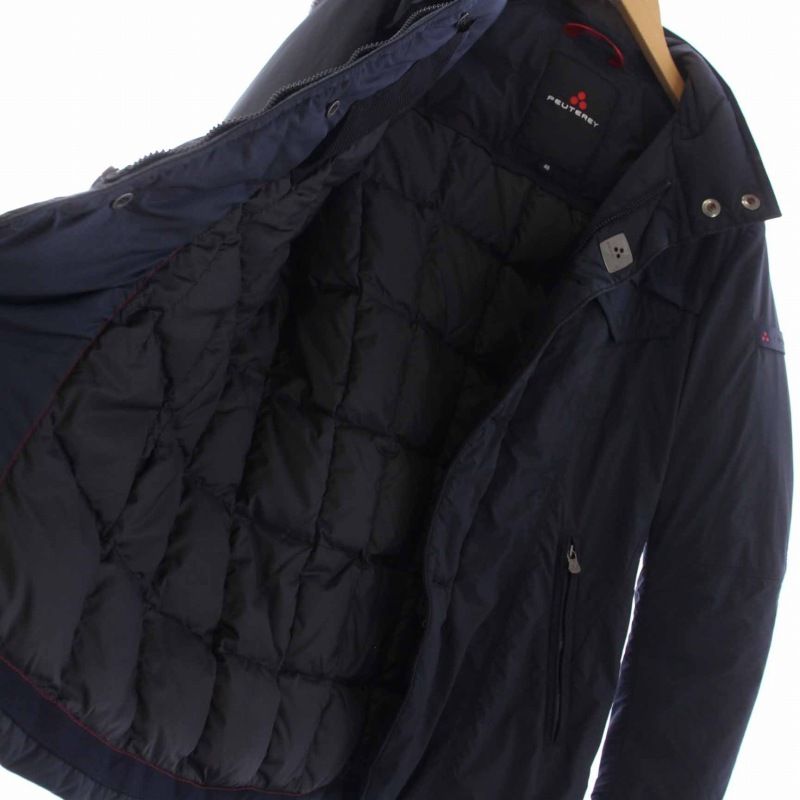 ピューテリー PEUTEREY ダウンジャケット ジップアップ ファー付き
