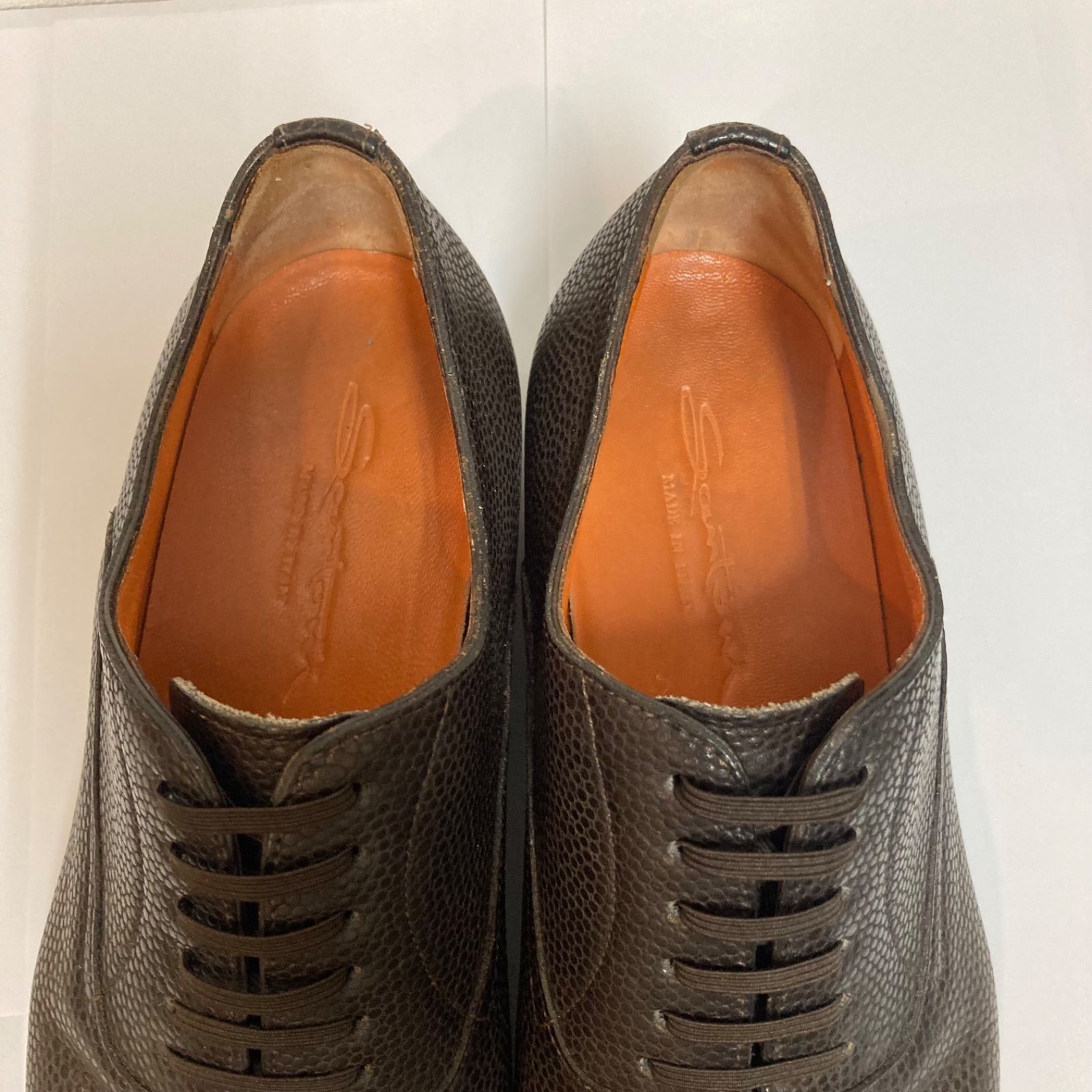 Santoni サントーニ 革靴 ビジネスシューズ ダークブラウン 【サイズ