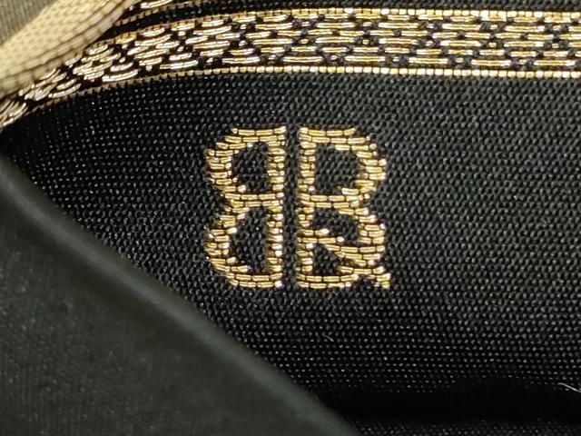 平和屋着物●西陣　服部織物謹製　六通柄袋帯　唐織　市松草花丸文　金糸　鈴乃屋扱い　正絹　逸品　DAAT0374ob 平和屋着物○西陣 服部織物謹製 六通柄袋帯 唐織 市松草花丸文 金糸