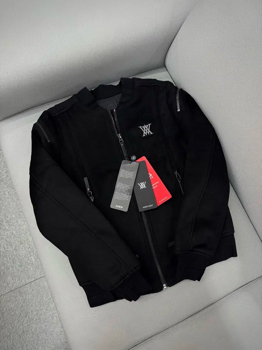 ANEW ゴルフウェア 防風ダウン ウールジャケット XS