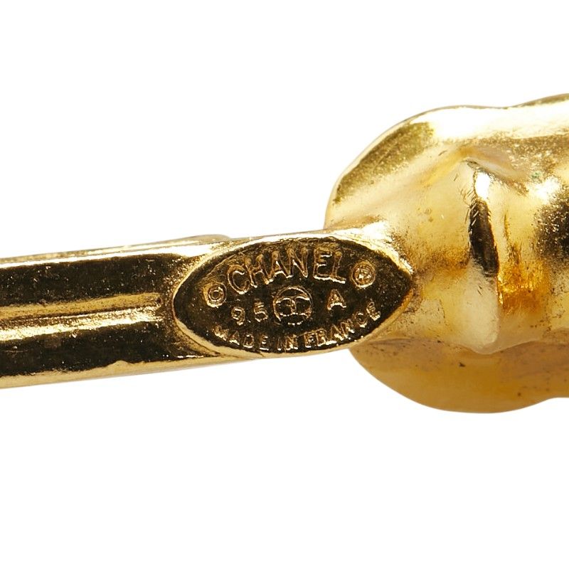 シャネル ヴィンテージ ココマーク スイング ロングネックレス メッキ  