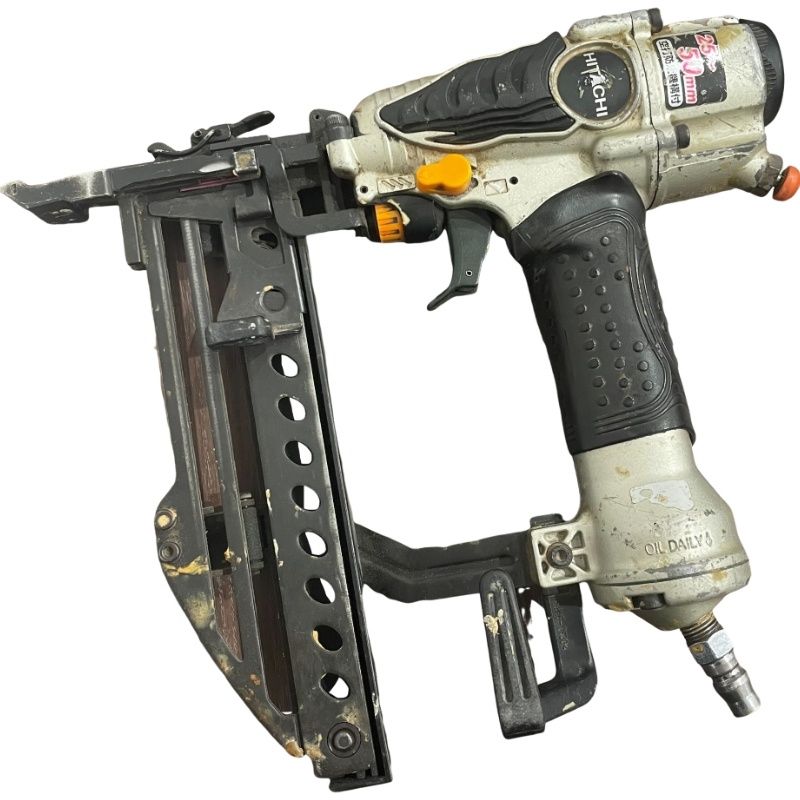 HITACHI 日立工機 常圧フロアタッカ N5004MF シルバー 動作未 12509K315