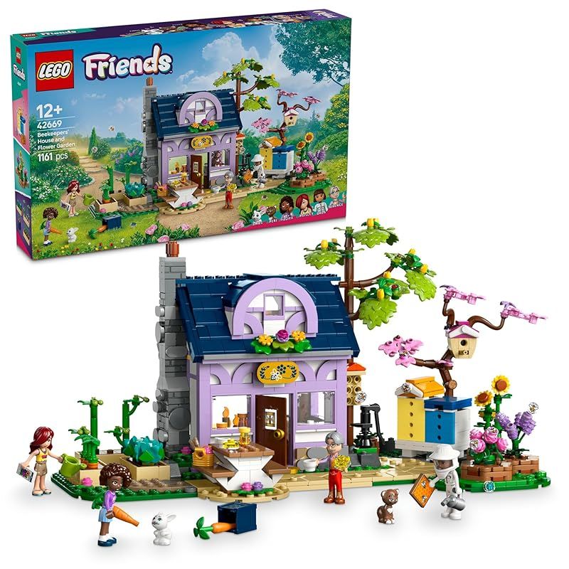 レゴ LEGO フレンズ ミツバチ農家とお花畑 おもちゃ 玩具 誕生日 プレゼント ブロック 女の子 男の子 子供 12歳 13歳 14歳 小学生 ごっこ遊び おままごと 0