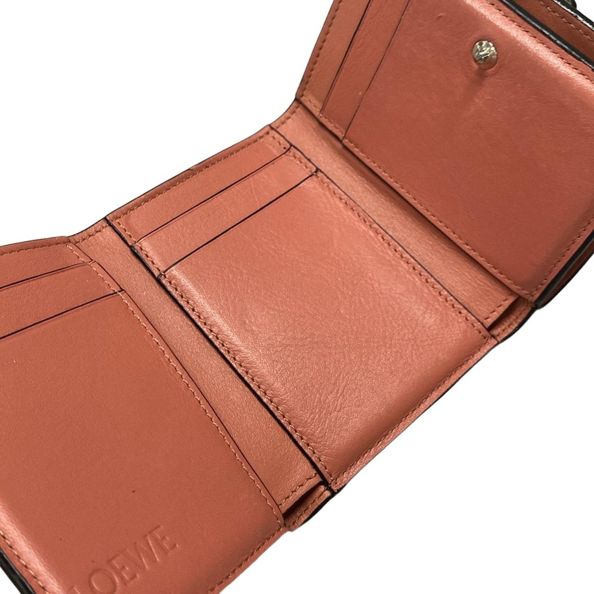 LOEWE ロエベ 二つ折り財布ライトオーツ/ハニー LOEWE(ロエベ) 3つ折り