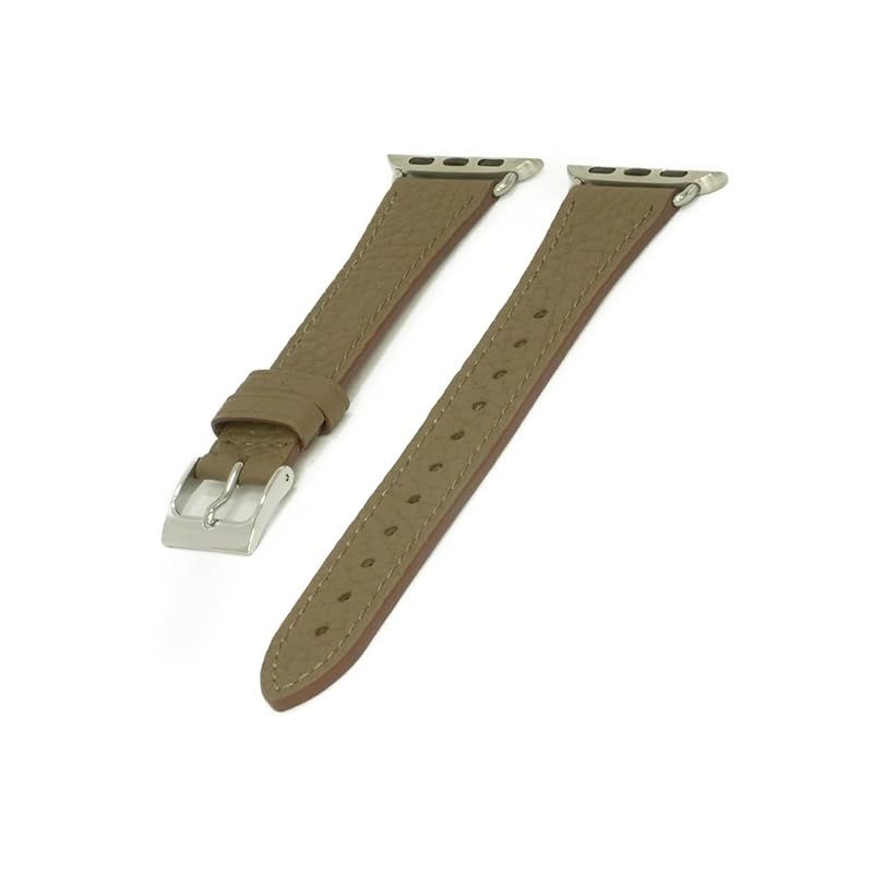 compatible with Apple Watch アップルウォッチ用 バンド ベルト シュリンクレザーベルト クロカラント KUROCURRANT 38mm 40mm 41mm 42mm用 Series11 10 9 8 7 6 5 4 3 1
