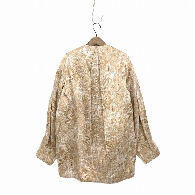 Mame Kurogouchi マメクロゴウチ Hazy Floral Jacquard Coat 三重織