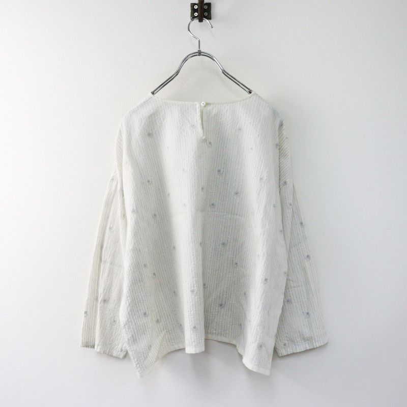 2022SSミナペルホネン mina perhonen swing flower ブラウス 38/オフ