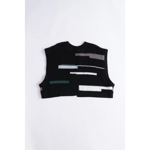 【SALE セール】sneeuw (スニュウ) | コンポジションカーディガン (black) | トップス カーディガン お洒落 SALE セール】sneeuw (スニュウ) | コンポジションカーディガン