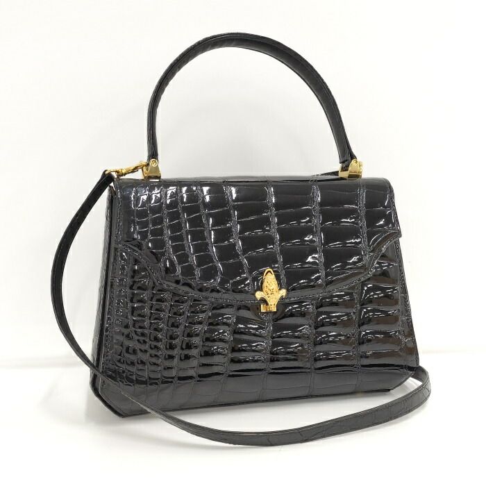 JRA クロコ　ショルダーバッグ FURDI JRA MARC CROCODILE LEATHER 2WAY SHOULDER BAG