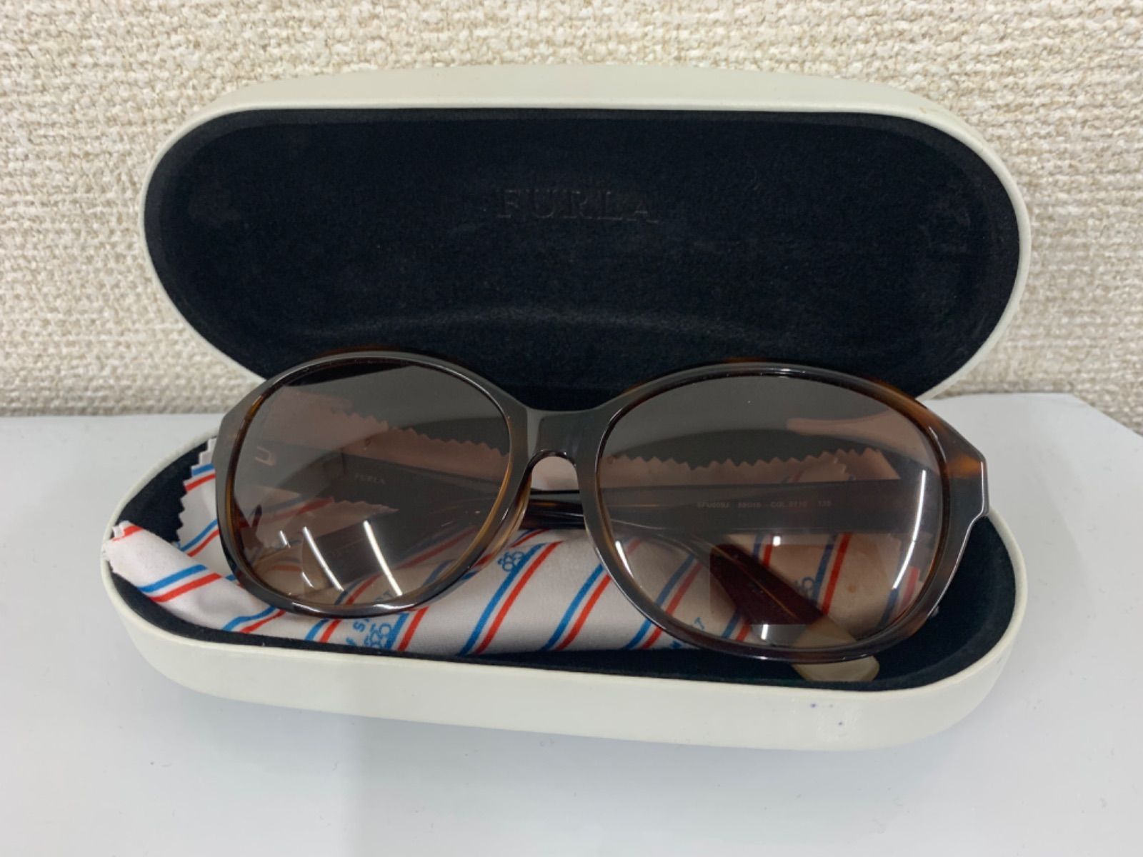 FURLA ブラウン サングラス SFU 9535 001【ファッション】【1