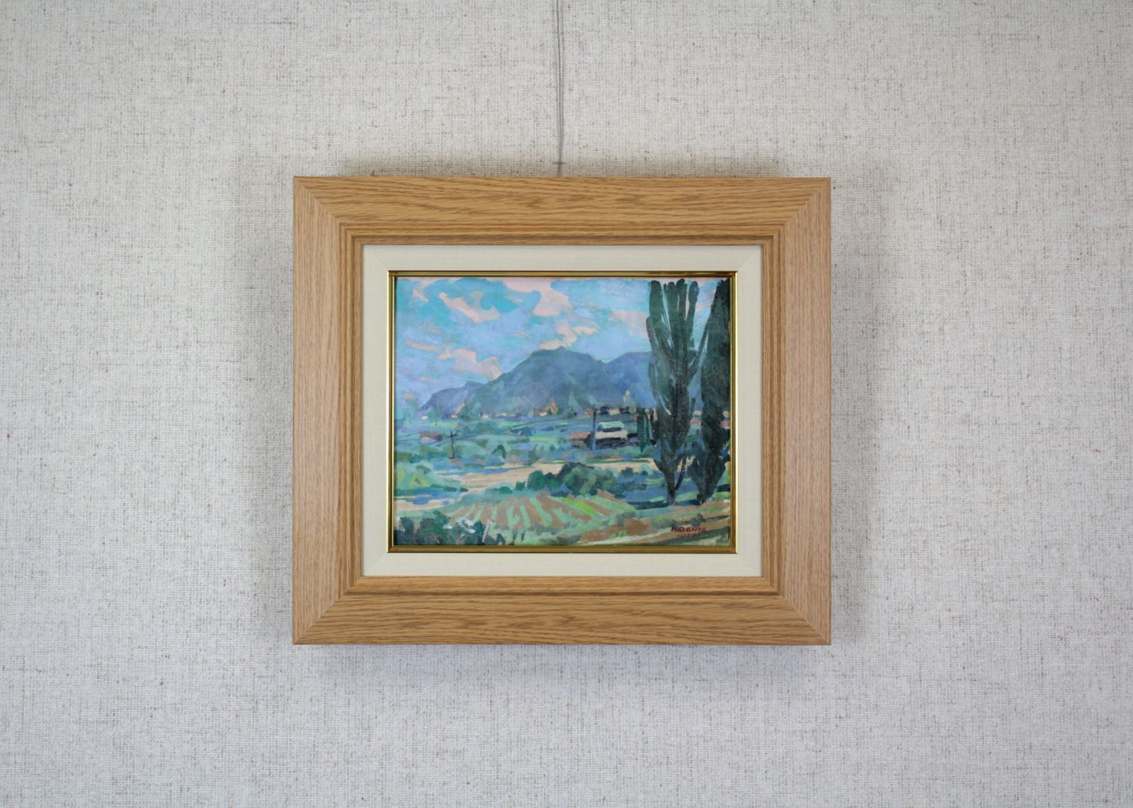 萬谷藤男『三笠風景』油彩画【真作保証】 絵画 萬谷藤男『三笠風景』油彩画【真作保証】 絵画 - メルカリ
