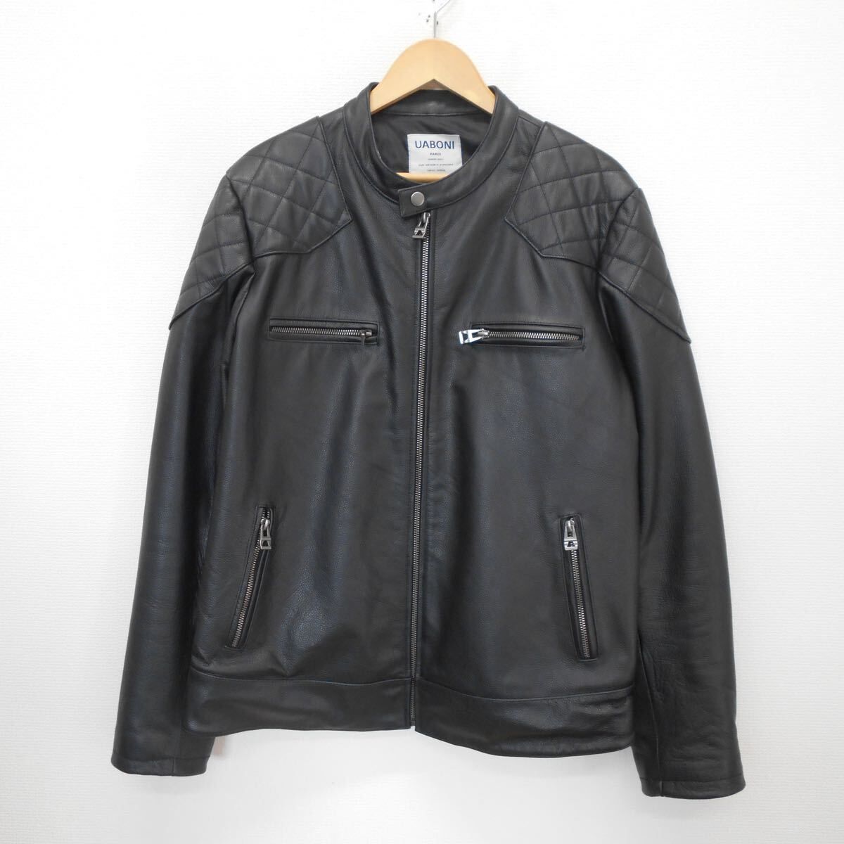 ユアボニ UABONI シングルレザー ライダース ネイティブ 楽天市場】ライダースジャケット EU製 UABONI Paris ユアボニ