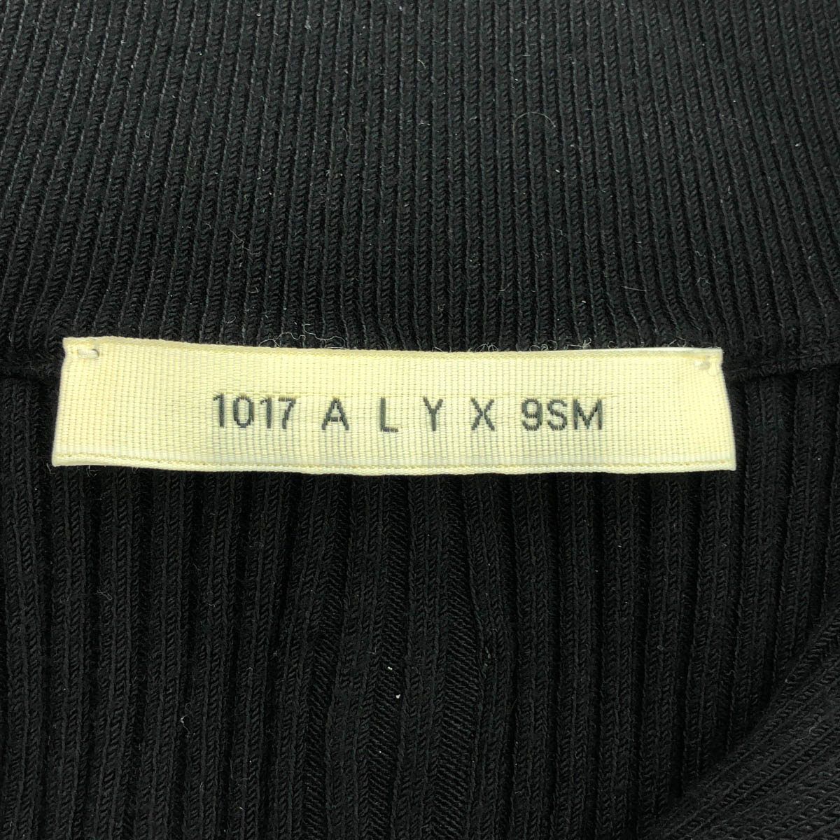 激安先着 1017 ALYX 9SM アリクス RIB ZIP KNIT ジップアップリブニット カーディガン