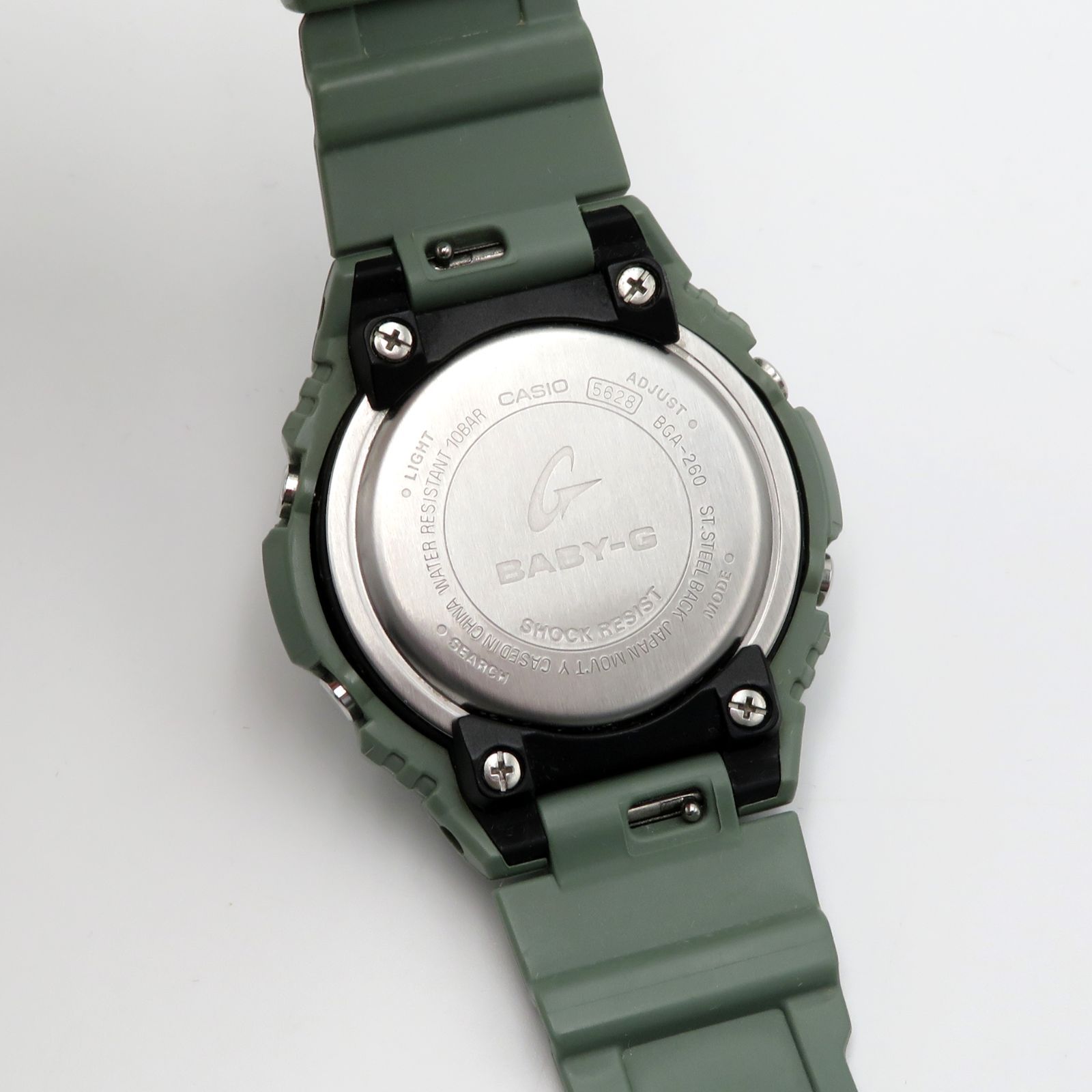 CASIO　カシオ　BABY-G　グリーン　緑　5628 腕時計　デジタル BABY-G ポイント最大6倍 CASIO カシオ Baby-G ベビーG アナログ