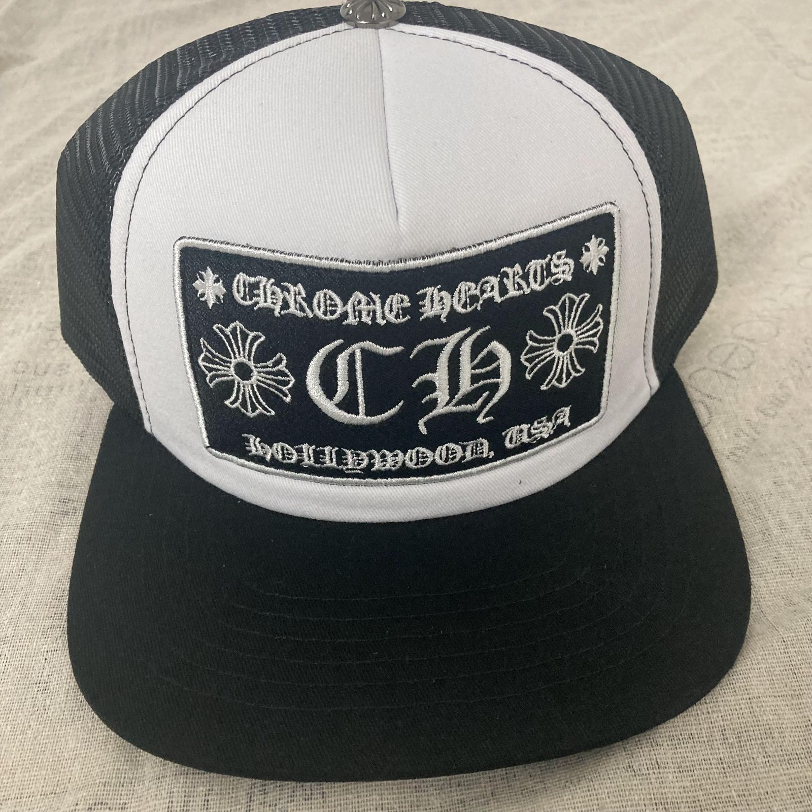 新品未使用 Chrome Hearts クロムハーツ トラックキャップ CHパッチ 黒 