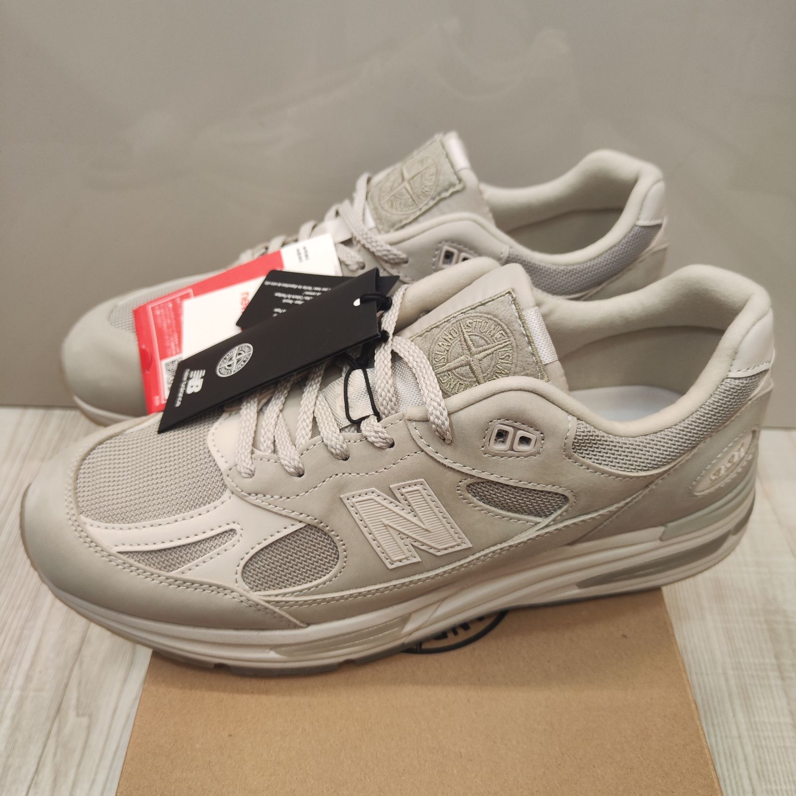ニューバランス NEW BALANCE U991SE2ネイビー ベージュ カジュアル通気性スニーカーUK10|US10.5