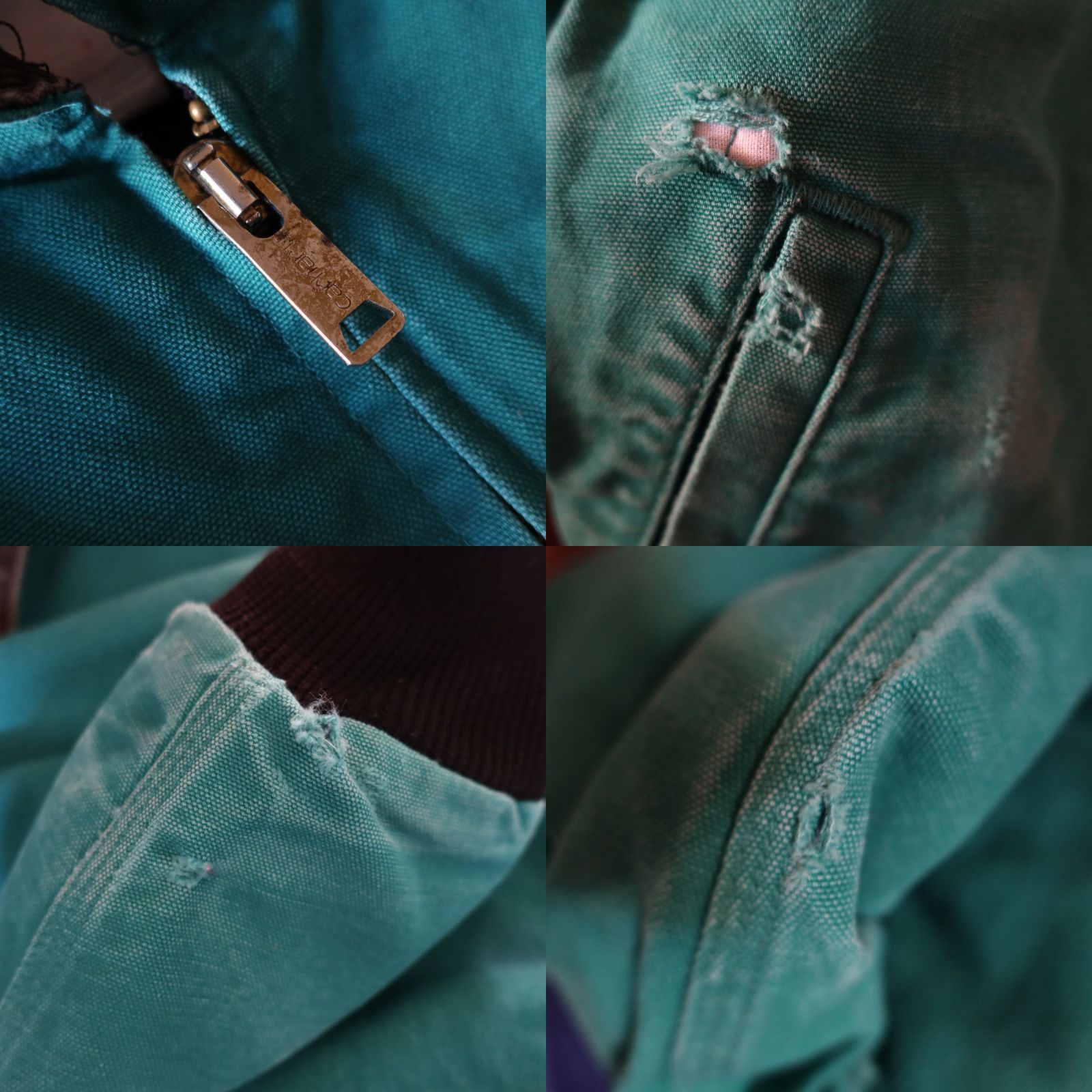 90s 希少アイテム☆Carhartt カーハート ダックジャケット ネイティブ 