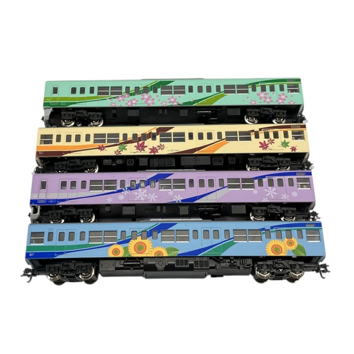 201系 四季彩タイプ 4両セット ラウンドハウス KATO 10-912 201系 四季