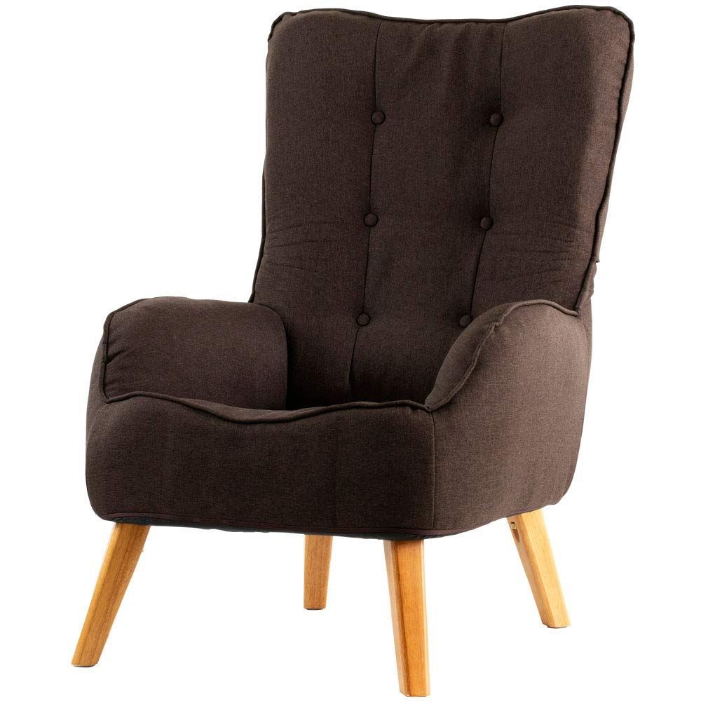 HGSF-930 ブラウン 一人掛け おしゃれ 66×75×93cm ソファー フロアソファ 1人掛け 座椅子 ソファ アイリスプラザ