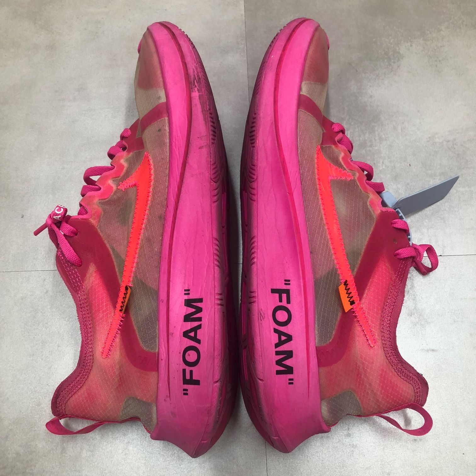 Off-White Nike Zoom Fly Pink AJ4588-600 コラボ ズームフライ スニーカー ナイキ オフホワイト 28cm  59992A1 - メルカリ