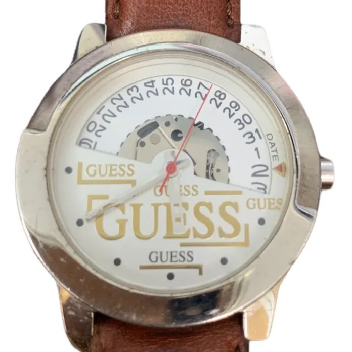 ヴィンテージ希少】GUESS ゲス 80年代～９０年代前半 腕時計 - メルカリ