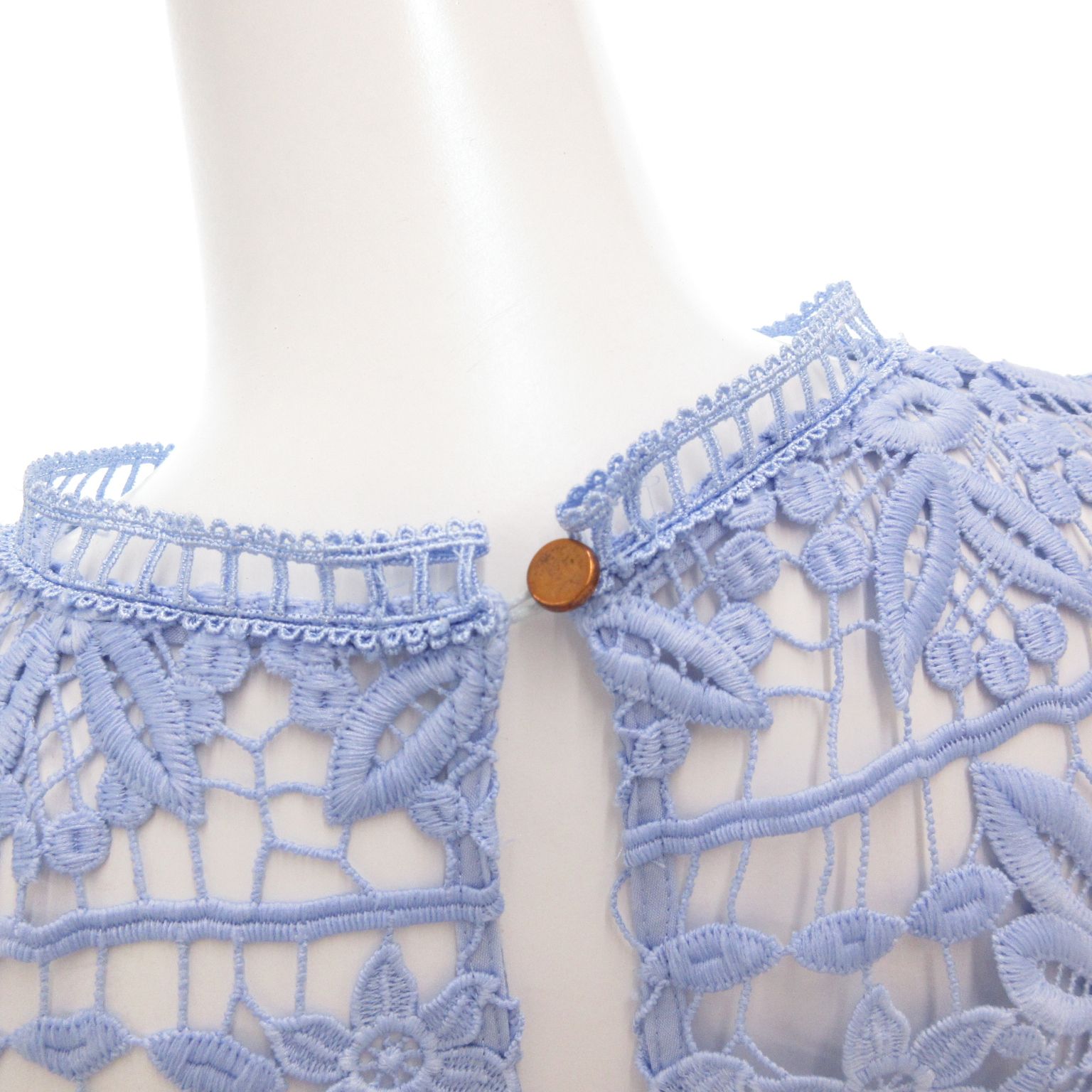 ⭐︎SelfPortrait セルフポートレイト　ブルーレースミニワンピース　2⭐︎ ⭐︎SelfPortrait セルフポートレイト ブルーレースミニワンピース 2