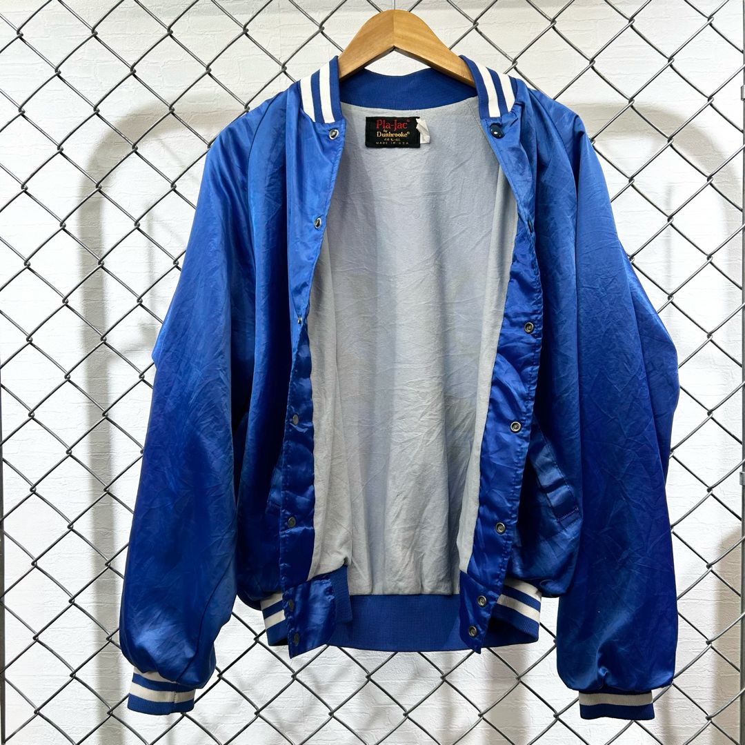 80s Pla jac USA製 アメリカ製 スタジアムジャンバー コーチジャケット 