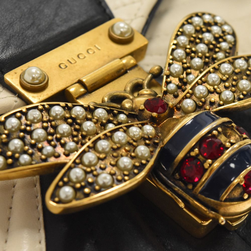 GUCCI (グッチ) クイーンマーガレット バンブー 476664 レザーバック