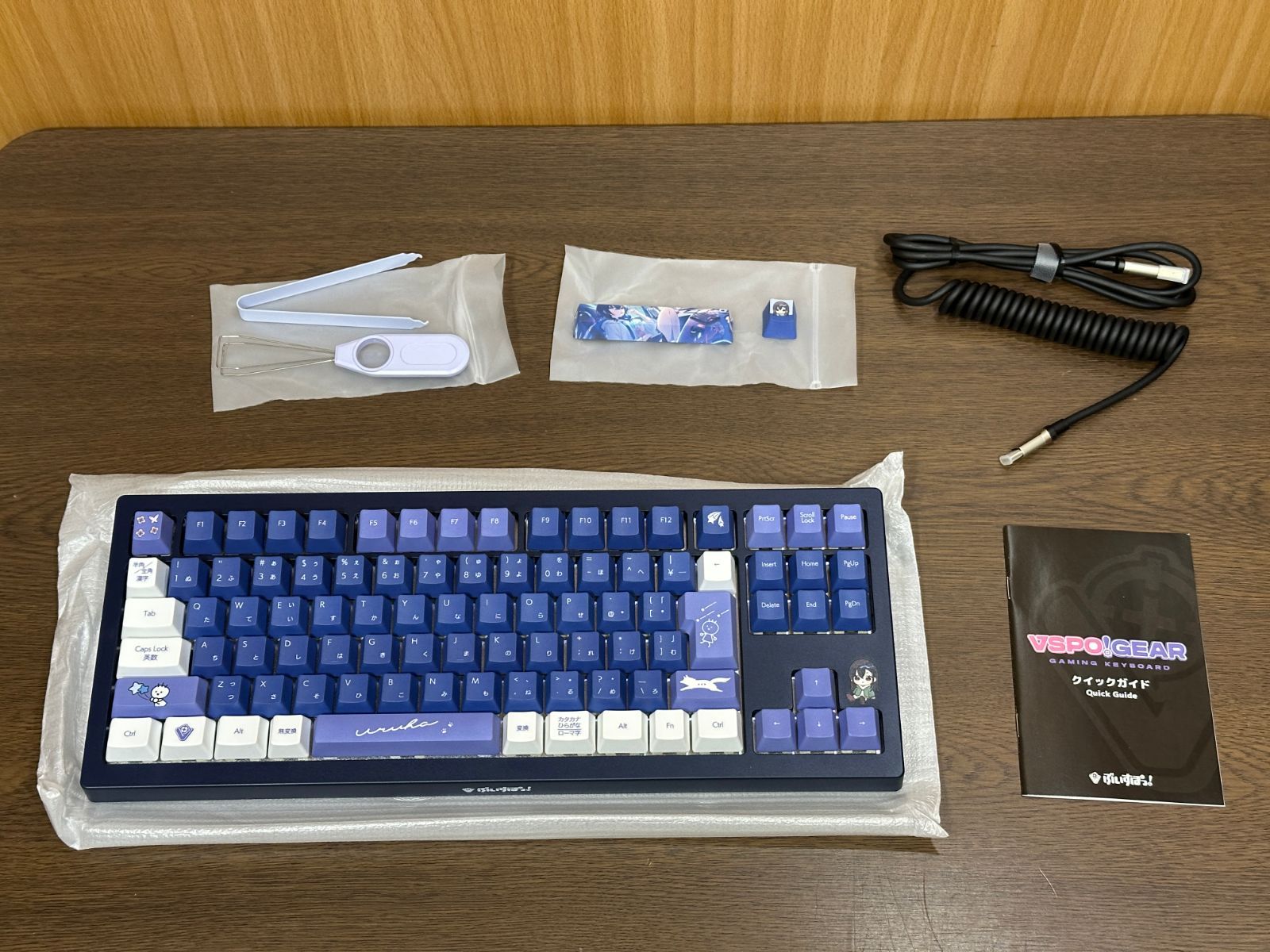 最安値❗️】VSPO!GEAR ゲーミングキーボード 一ノ瀬 うるは VSPO