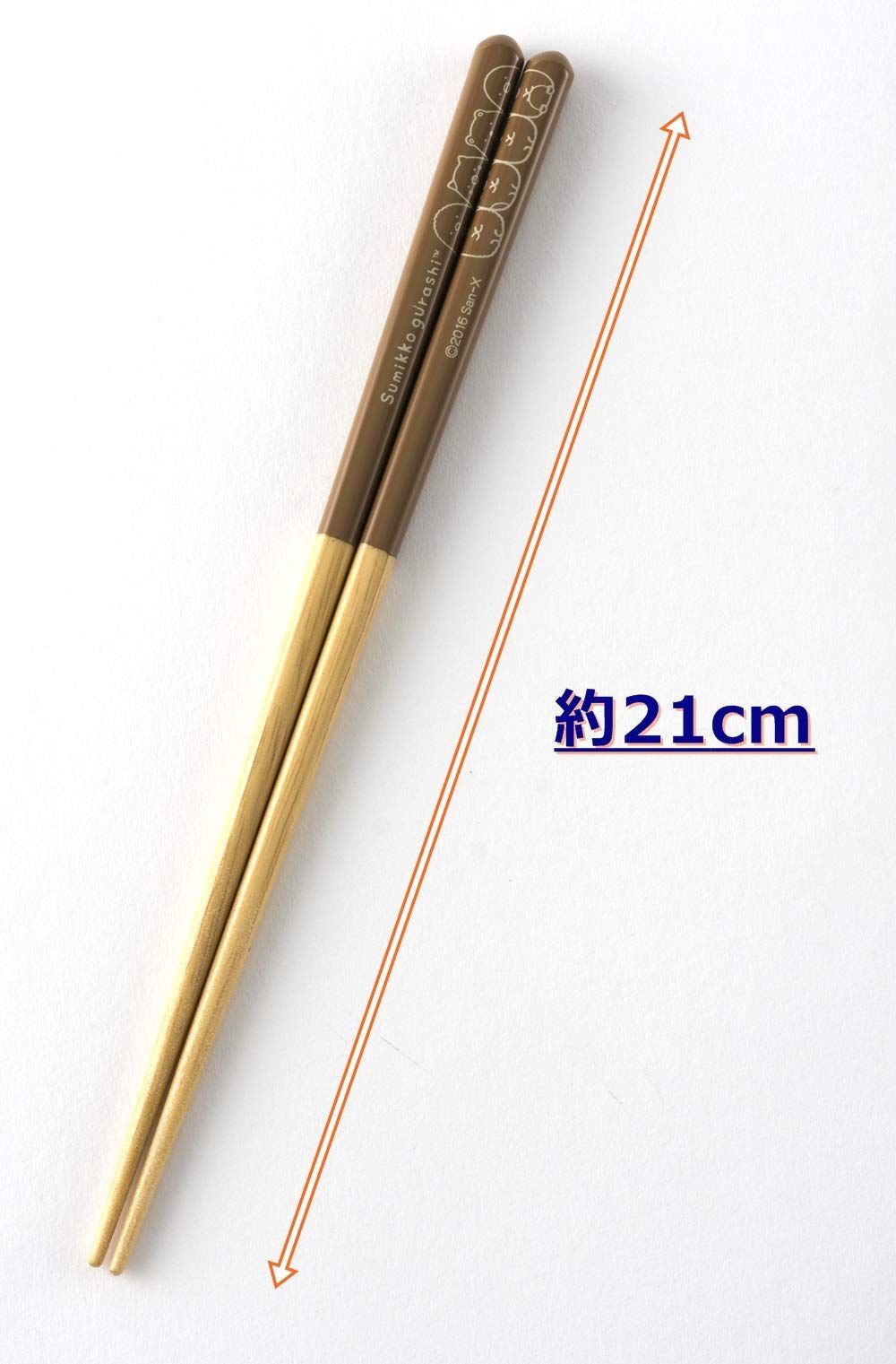 滑り止め加工 箸 ブラウン 長さ21 cm すみっコぐらし 食洗機対応 アサヒ興洋 AHC 16 1