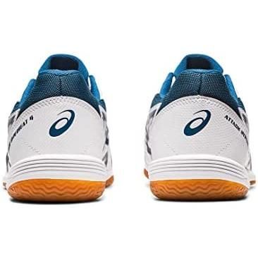 卓球 アシックス(ASICS) 卓球シューズ ATTACK HYPERBEAT 4 1073A056-100(ホワイト/マコブルー) 26.0cm 2E