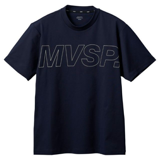 DESCENTE デサント SUNSCREEN ビックロゴ ショートスリーブシャツ ネイビー XAサイズ DMMVJA56 NV | スポーツ ウエア 服 衣類 機能性 ショートスリーブ トップス 半袖 シャツ ストレッチ性 伸縮性 素材 