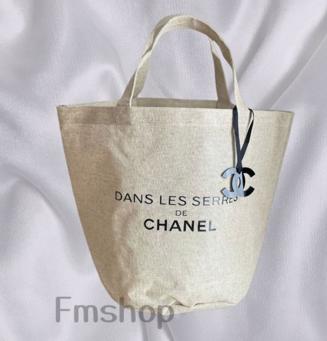 ❤新品・未使用❤CHANEL 非売品 リネントート バッグ 麻 エコバッグ 新品未使用ノベルティ ☆ リネントート バッグ 麻エコバッグ