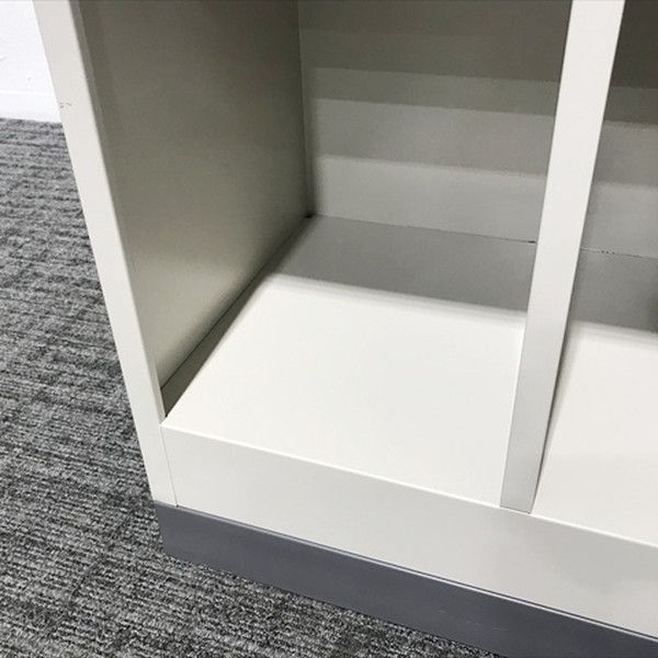 16人用シューズボックス 4列4段 中棚付 コクヨ ナチュラルグレー WWW_KANDAIZUMI_COM